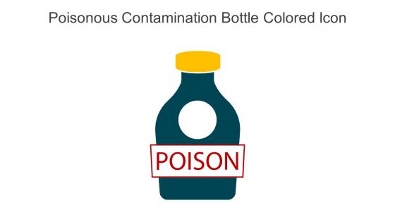 Poisonous Contamination Bottle Colored Icon In Powerpoint Pptx Png And Editable Eps Format