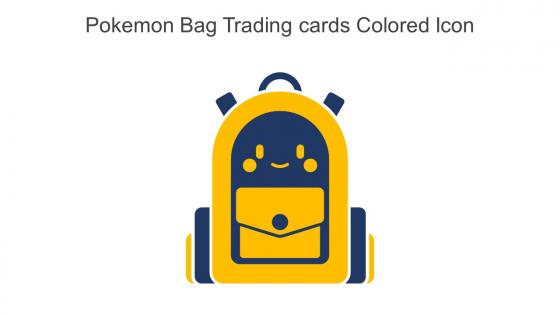 Pokemon Bag Trading Cards Colored Icon In Powerpoint Pptx Png And Editable Eps Format