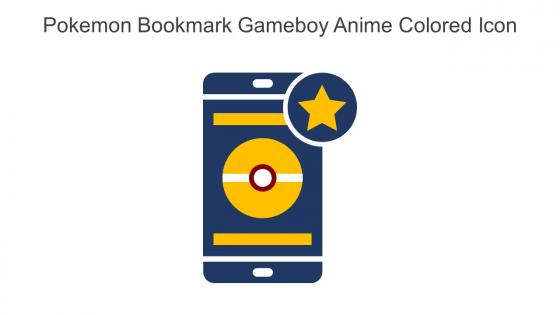 Pokemon Bookmark Gameboy Anime Colored Icon In Powerpoint Pptx Png And Editable Eps Format