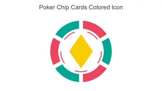 Poker Chip Cards Colored Icon In Powerpoint Pptx Png And Editable Eps Format
