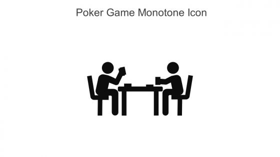 Poker Game Monotone Icon In Powerpoint Pptx Png And Editable Eps Format