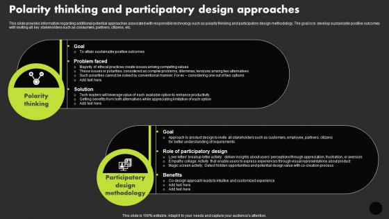 Polarity Thinking And Participatory Design Approaches Manage Technology Interaction With Society Playbook
