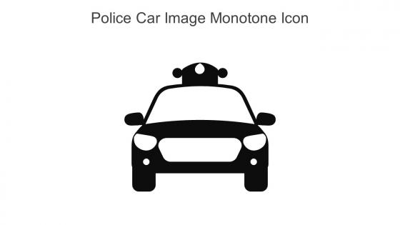 Police Car Image Monotone Icon In Powerpoint Pptx Png And Editable Eps Format