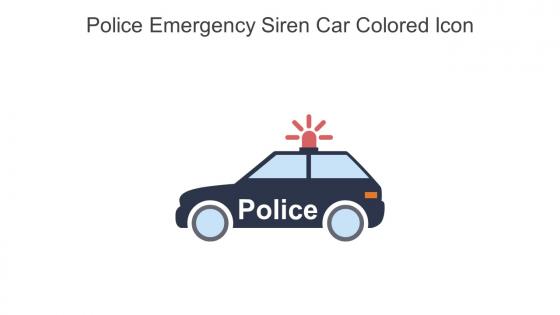 Police Emergency Siren Car Colored Icon In Powerpoint Pptx Png And Editable Eps Format