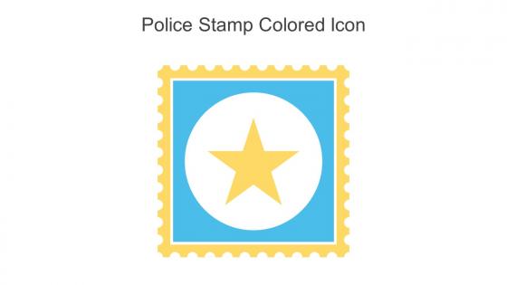 Police Stamp Colored Icon In Powerpoint Pptx Png And Editable Eps Format