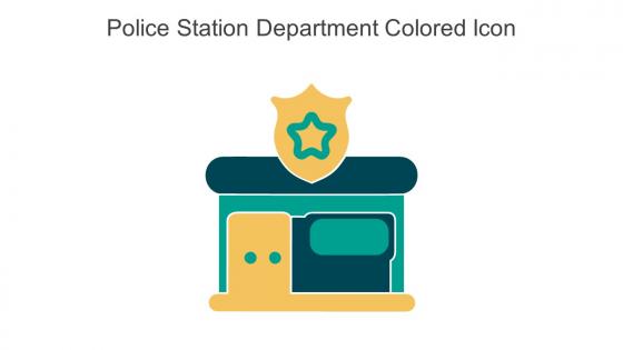 Police Station Department Colored Icon In Powerpoint Pptx Png And Editable Eps Format