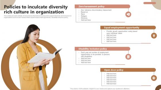 Policies To Inculcate Diversity Rich Culture Strategic Plan To Foster Diversity And Inclusion