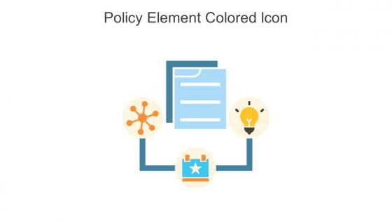 Policy Element Colored Icon In Powerpoint Pptx Png And Editable Eps Format