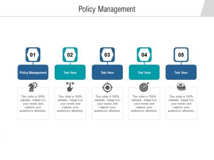 Policy management ppt powerpoint presentation icon portrait cpb