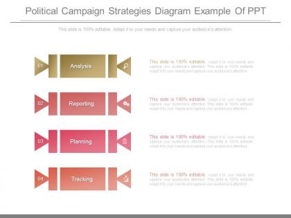 Political campaign strategies diagram example of ppt