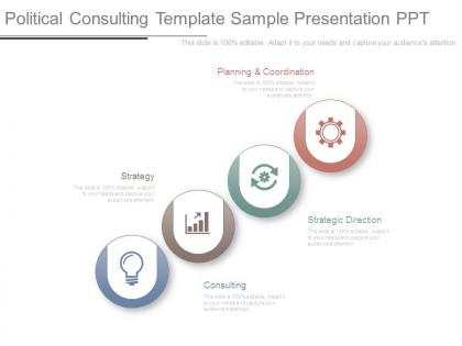 Political consulting template sample presentation ppt