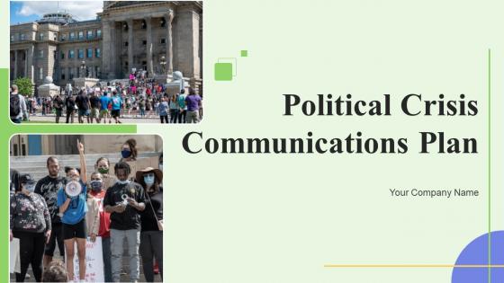 Political Crisis Communications Plan Powerpoint PPT Template Bundles