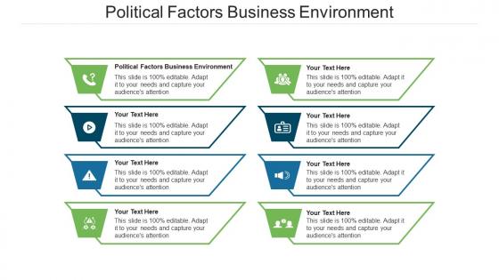 Political factors business environment ppt powerpoint presentation show slide download cpb