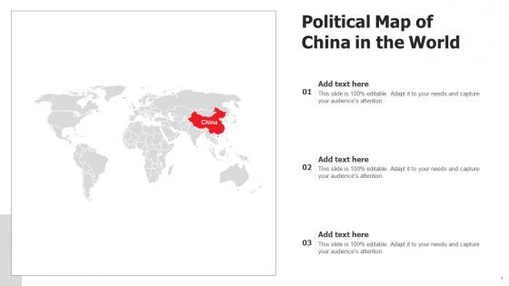 Political Map Of China In The World