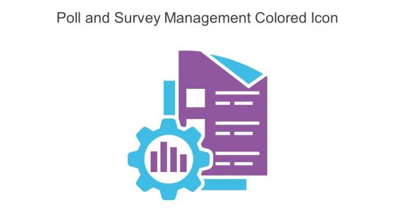 Poll And Survey Management Colored Icon In Powerpoint Pptx Png And Editable Eps Format