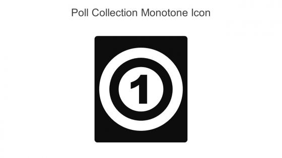 Poll Collection Monotone Icon In Powerpoint Pptx Png And Editable Eps Format