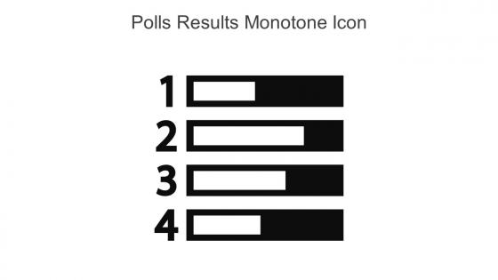 Polls Results Monotone Icon In Powerpoint Pptx Png And Editable Eps Format