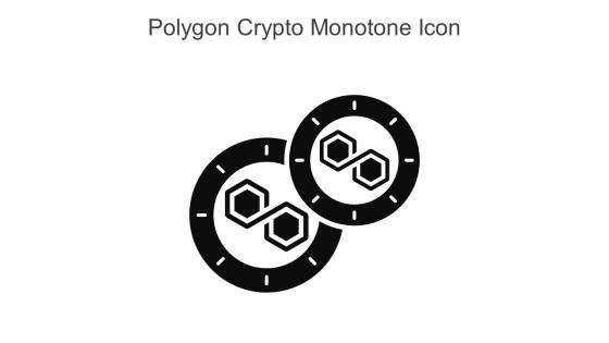 Polygon Crypto Monotone Icon In Powerpoint Pptx Png And Editable Eps Format