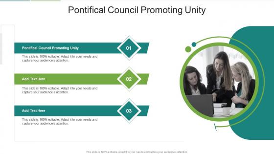 Pontifical Council Promoting Unity In Powerpoint And Google Slides Cpb