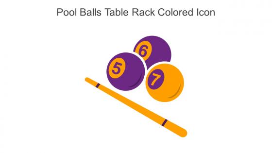 Pool Balls Table Rack Colored Icon In Powerpoint Pptx Png And Editable Eps Format