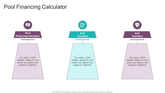 Pool Financing Calculator In Powerpoint And Google Slides Cpb