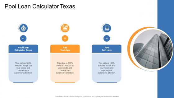 Pool Loan Calculator Texas In Powerpoint And Google Slides Cpb