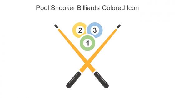 Pool Snooker Billiards Colored Icon In Powerpoint Pptx Png And Editable Eps Format