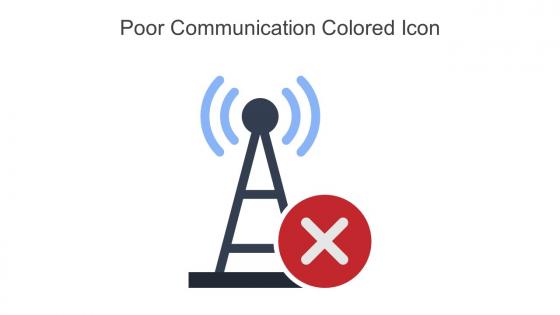 Poor Communication Colored Icon In Powerpoint Pptx Png And Editable Eps Format