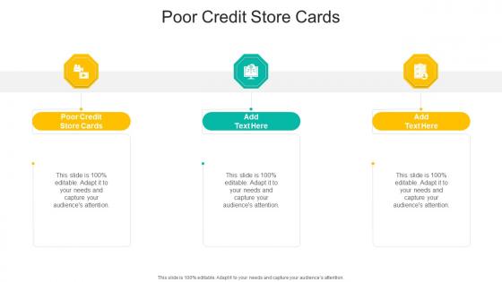 Poor Credit Store Cards In Powerpoint And Google Slides Cpb