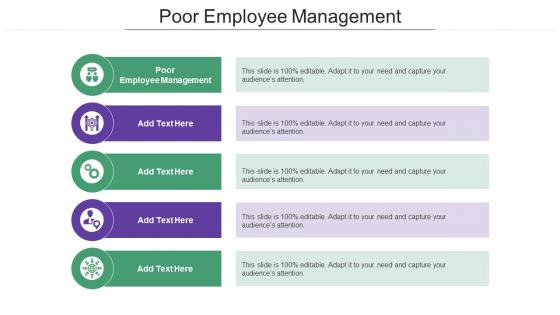 Poor Employee Management Ppt Powerpoint Presentation Ideas Introduction Cpb