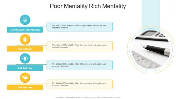 Poor Mentality Rich Mentality In Powerpoint And Google Slides Cpb