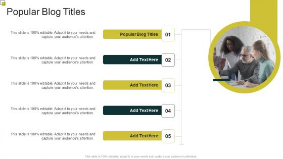 Popular Blog Titles In Powerpoint And Google Slides Cpb