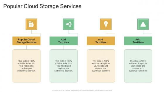 Popular Cloud Storage Services In Powerpoint And Google Slides Cpb
