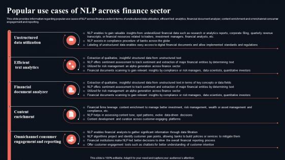Popular Use Cases Of NLP Across Finance Gettings Started With Natural Language AI SS V