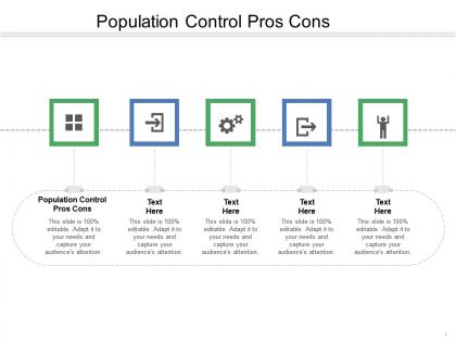 Population control pros cons ppt powerpoint presentation model templates cpb