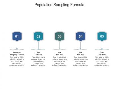 Population sampling formula ppt powerpoint presentation icon format ideas cpb