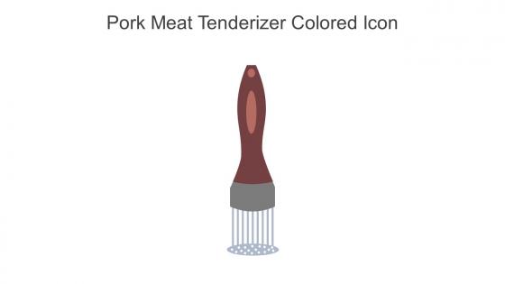 Pork Meat Tenderizer Colored Icon In Powerpoint Pptx Png And Editable Eps Format