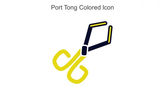 Port Tong Colored Icon In Powerpoint Pptx Png And Editable Eps Format