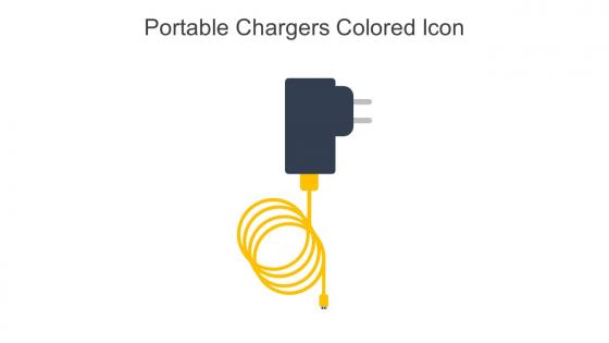 Portable Chargers Colored Icon In Powerpoint Pptx Png And Editable Eps Format