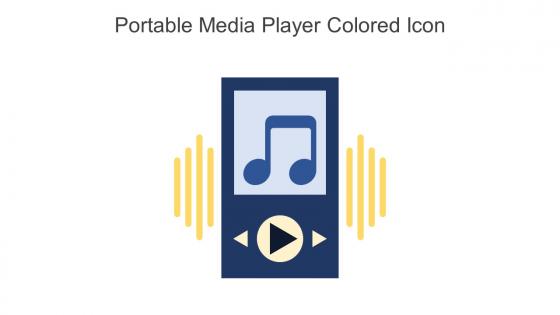 Portable Media Player Colored Icon In Powerpoint Pptx Png And Editable Eps Format