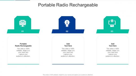 Portable Radio Rechargeable In Powerpoint And Google Slides Cpb