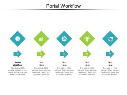Portal workflow ppt powerpoint presentation ideas format ideas cpb