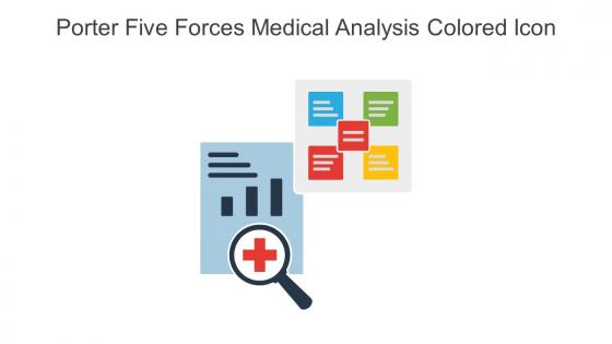 Porter Five Forces Medical Analysis Colored Icon In Powerpoint Pptx Png And Editable Eps Format