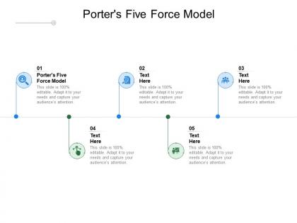 Porters five force model ppt powerpoint presentation summary picture cpb