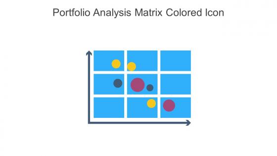Portfolio Analysis Matrix Colored Icon In Powerpoint Pptx Png And Editable Eps Format