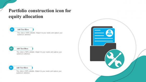 Portfolio Construction Icon For Equity Allocation