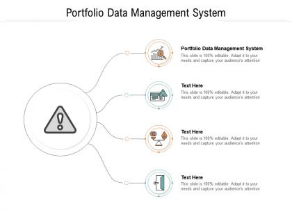 Portfolio data management system ppt powerpoint presentation portfolio introduction cpb