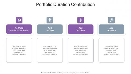 Portfolio Duration Contribution In Powerpoint And Google Slides Cpb