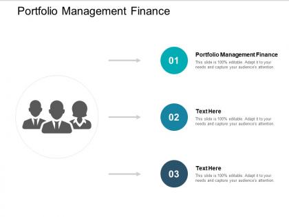 Portfolio management finance ppt powerpoint presentation model deck cpb