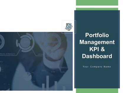 Portfolio management kpi and dashboard powerpoint presentation slides